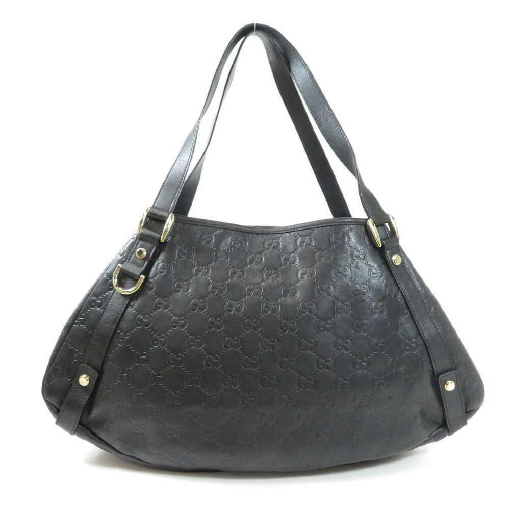 Gucci ssima handbag leather GG Shima Black